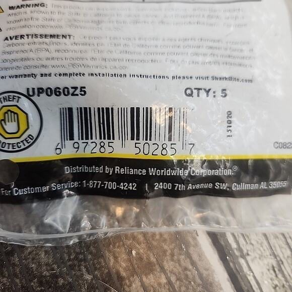 SharkBite 1"x3/4" Reducing Coupling 5Pieces 3Pack [102] - Picture 13 of 14